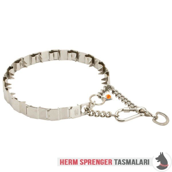 Paslanmaz Çelik "Touch of Tame" Neck Tech SPORT Köpek Terbiye Tasması - 60 cm
