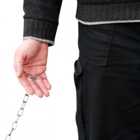 Orta Baklalı Krom Çelik "Comfy Hold" Tutamaklı Boğmalı Zincir 3.4 mm