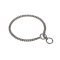 "Behavior Master" Chrome Plated Short Link Chain Collar with Round Chain - 3.0 mm