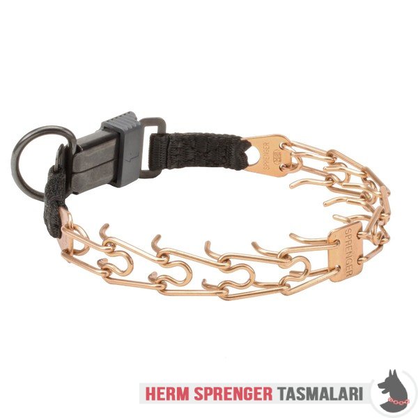 Naylon Kombinli ve Click-Lock Tokalı "Comfy Wear" Curogan Şok Tasması (2.25 mm x 40 cm)