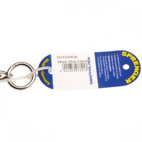 Kısa Baklalı "No Issues" Paslanmaz Çelik Boğmalı Köpek Zinciri 3 mm