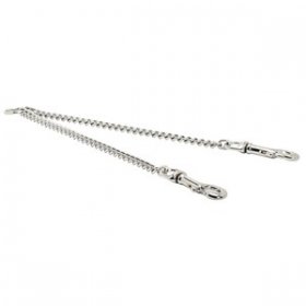 Yürüyüş için "Double Stroll" Krom Kaplama İkili Gezdirme Zinciri (3 mm x 37.5 cm)