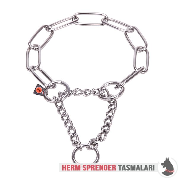 Sınırlı Çekiş Etkisi ile Uzun Baklalı "Martingale Partner" Paslanmaz Çelik Boğmalı Zincir 4 mm