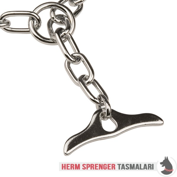 Orta Baklalı Krom Çelik "Comfy Hold" Tutamaklı Boğmalı Zincir 3.4 mm