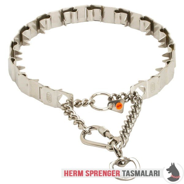 Paslanmaz Çelik "Touch of Tame" Neck Tech SPORT Köpek Terbiye Tasması - 60 cm