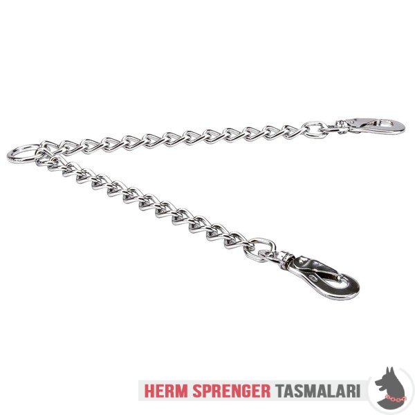 Yürüyüş için "Double Walk" Krom Kaplama İkili Gezdirme Zinciri (4 mm x 30.5 cm)