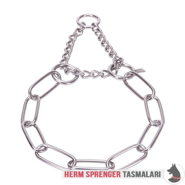 Sınırlı Çekiş Etkisi ile Uzun Baklalı "Martingale Partner" Paslanmaz Çelik Boğmalı Zincir 4 mm