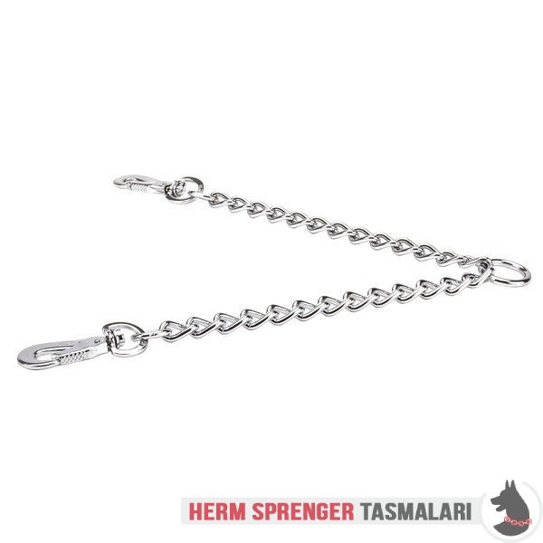 Yürüyüş için "Double Walk" Krom Kaplama İkili Gezdirme Zinciri (4 mm x 30.5 cm)