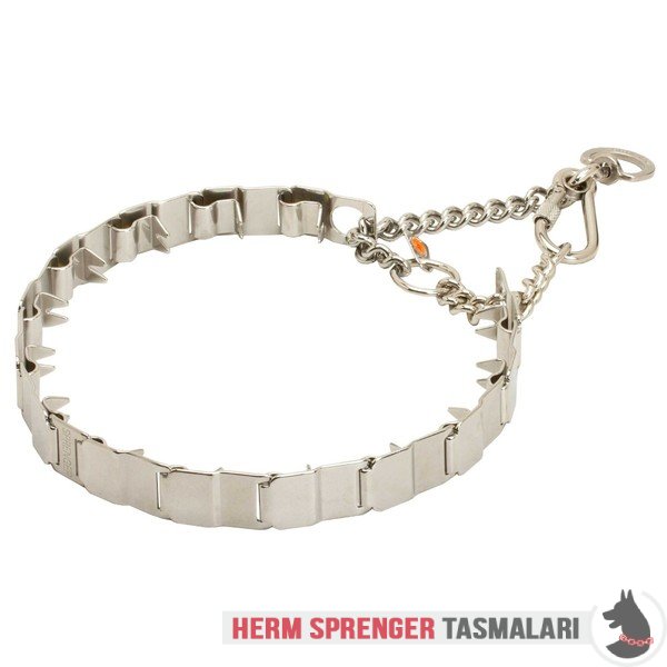 Paslanmaz Çelik "Touch of Tame" Neck Tech SPORT Köpek Terbiye Tasması - 60 cm