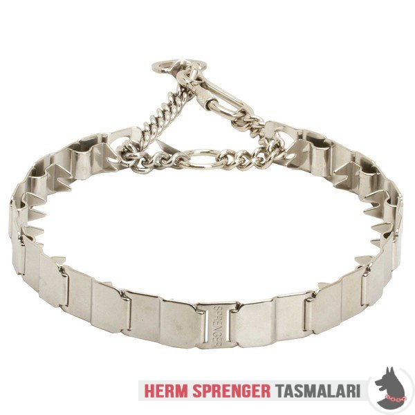 Paslanmaz Çelik "Touch of Tame" Neck Tech SPORT Köpek Terbiye Tasması - 60 cm