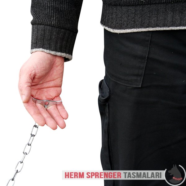 Orta Baklalı Krom Çelik "Comfy Hold" Tutamaklı Boğmalı Zincir 3.4 mm