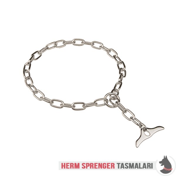 Orta Baklalı Krom Çelik "Comfy Hold" Tutamaklı Boğmalı Zincir 3.4 mm