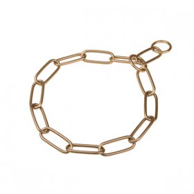 Uzun Baklalı Curogan "Spirit of Obedience" Boğmalı Zincir Tasması 4 mm