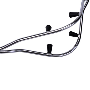 "Attention Concentrator" Stainless Steel Dog Show Collar with Plastic Capped Prongs - 3.0 mm